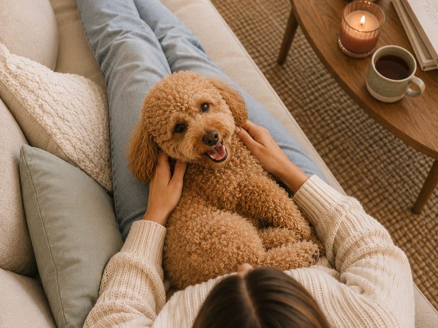 Poodle featured in an AstroPet reading
